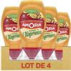 Amora Sauce à l'Algérienne - Piment & Touche d'Oignon Rôti - Lot de 4 bouteilles de 250g