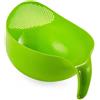 Yosoo Health Gear Scodella per Riso, Colino in Plastica con Manico, 29 X 20 X 15 Cm, Colino per Riso, Quinoa, per Lavare, Drenare Frutta, Verdura e Cereali Nella di Casa (Verde grande)