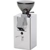 La Pavoni New Kube Mill, Macinacaffè LPGKBS02EU, Tramoggia da 150 g e Macine Piatte da 50 mm, Manopola Easy Setting, Sistema Anti-Vibrazione, 310 W, Cromo Lucido