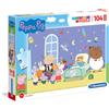 Clementoni Puzzle Maxi Peppa Pig 104 pezzi - Clementoni Super Color
