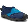 AQUASTIC Scarpe da Scoglio KEA JR per Bambini Taglia 34 EU Scarpe da Nuoto Slip-On con Rete Suola in Gomma Antiscivolo TPR Drenaggio dell'Acqua Protezione e Comfort per Piscina e Spiaggia Blu