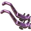 OAPNCBVY Leva del Freno per Mountain Bike Adatta per Magura Mt7 Leva del Freno Speciale per Bicicletta Lavorazione CNC di qualità Quercia Tamburo Posteriori per Bicicletta(Single Purple)