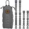 Generic Kit di Pronto Soccorso da Campeggio, Borsa da Cintura Molle, Gilet da Caccia, Porta Piastre, Attrezzatura for attività All'aperto, Tattico di Pronto Intervento Medico(WG)