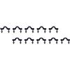 POPETPOP 50 Pezzi Set di Occhielli in Nylon per Kayak con Viti e Dadi M5, Resistente a Forte Trazione, Accessori per Fissaggio Sicuro su Kayak e Barche Nere