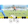 Generico Attrezzatura Per Allenamento Del Portiere Da 4 M, Deflettore A Linea Singola Per Portiere, Apertura: 10 Mm, Con 2 Sacche D'acqua, Per Allenamento Di Agilità E Controllo Della Palla.
