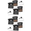 OAPNCBVY Pastiglie Dei Freni A Disco Della Bici Misura Per Shimano J04C J05A MTB Hydarulic Pastiglie Dei Freni Della Bicicletta Della Strada di Montagna Tamburo Posteriori per Bicicletta(BL-02S 2Pair)
