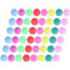 DEARMAMY 50 Pezzi Palline da Ping Pong in Pp 40mm Colorate per Giochi da Tavolo e Artigianato, per Allenamento e Feste Colori Casuali Colore Casuale