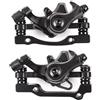 OAPNCBVY Set di freni a disco meccanici per bicicletta Set di freni a disco a trazione lineare per mountain bike Pinze freno MTB Rotore G3 da 160 mm Tamburo Posteriori per Bicicletta(Brake Lever-Cable)