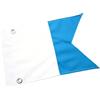 NVOQILIN Bandiera subacquea per snorkeling 35 x 25 cm 75 x 60 cm 80 x 50 cm dimensioni alta visibilità blu bianco design attrezzature sport acquatici bandiera marcatore