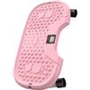 Gralara Fitness Machine Piattaforma Girevole Stepper Rotatore Vita Pedana Allenamento con Fasce Elastiche Materiale E Acciaio Adatto per Esercizi a Casa Appartamento Ufficio, Rosa, Rosa