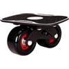 SHINEOFI Skateboard Nero in Lega di Alluminio Portatile e Fitness Equipment, per Festa Estiva e Commuting Ruote per Adulti Principianti e Tavola Skate Stilosa