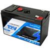 JHKJ Batteria al Litio Portatile per Esterni da 12 V 15 Ah