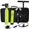 Generic Mini cilindro portatile da 0,5 l, serbatoio di ossigeno sicuro per immersioni, esperienza subacquea migliorata con design compatto