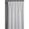 Gardinia, Tenda con Passanti Nascosti e Nastro Fettuccia Integrato, Opaca, Filtrante, Bianco, Voile Jacquard, 140 x 245 cm