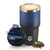 HoneyHolly Termos Caffè 600 ML, Tazza termica Riutilizzabili Prova di Perdite, Bicchiere Termico, Acciaio Inox 304, Travel Mug per Caffè Caldo e Freddo, Latte e Tè