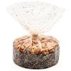 Italpak Sacchetti Trasparenti per Alimenti 'Dolceneve', Buste Panettone, Dolci, Torte, Regali, Sacchettini Natalizi, Polypropylene, Bianco/Oro, 35x50 cm, 50 unità