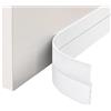 EXTSUD Guarnizione Sottoporta in Gomma Adesivo Pellicola Insonorizzata Antispiffero Antivento Striscia di Sigillatura Paraspifferi Porta Antipolvere (100cm x 5cm, Bianco)