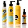 COCUNAT - Kit Ricci Essenziali: Leave-In, Gel Definente, Siero, Spray - Metodo Curly - Idrata, Nutre, Definisce e Riduce il Crespo - Senza Siliconi né Parabeni