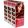 Garnier Color Sensation Colorazione Permanente in Crema Lunga Durata con Olio di Rosa Copre il 100% dei Capelli Bianchi Colore 5.35 Castano Cannella - 3 Tinte