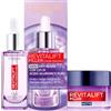 L'Oreal Paris L'Oréal Paris Siero Viso Revitalift Filler Azione Rimpolpante + Crema Viso Trattamento Anti-Rughe Rivolumizzante Notte - 2 Trattamenti con Acido Ialuronico