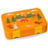 Schmatzfatz Lunch Box con Scomparti, Bento Porta Pranzo, Merenda Colorato e Senza BPA, Sistema Lunch Box Scuola, Anti Perdite