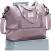 SEAFEW Borsone da Viaggio,Bagaglio a Mano 40x20x25 Ryanair Borsa da Viaggio Espandibile,Borsa da Cabina Ryanair 40x30x20 Borsa Sportiva Borsone da Palestra Borsa da Weekend,A21-Rosa Viola