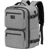 LYNXCHER Zaino Ryanair 40x30x20 Bagaglio a Mano 24L, Zaino da Viaggio per EasyJet Wizz Air Eurowings, Con Scomparto per Laptop 15,6 Pollici, Under Seat Approvato,Grigio