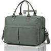 WEPLAN Borsone da Viaggio Donna Bagaglio a Mano 40x30x20 Ryanair Wizzair Borsa da Viaggio Donna Uomo Borsone Palestra con Spazio Espandibile Travel Bag Borsa Sportiva Weekend,D03-Verde Militare
