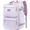 LYNXCHER Zaino da Viaggio Easyjet 45x36x20 Bagaglio a Mano Aereo 30L Borsa da Cabina per Uomo e Donna per Laptop da 15.6 Violetta Chiara