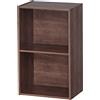 Iris Ohyama, Mobile contenitore/Scaffale portaoggetti/Mobili per ufficio/Organizzatore per ufficio/Mobili con ripiano, Modulare,Design, Ufficio, Casa - Office Basic Rack - CX-2FN - Marrone