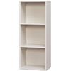 Iris Ohyama, Mobile contenitore/Scaffale portaoggetti/Mobili per ufficio/Organizzatore per ufficio/Mobili con ripiano, Modulare,Design, Ufficio, Casa - Office Basic Rack - CX-3FN - Quercia Bianco