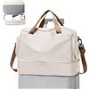 WEPLAN Borsone da Viaggio Donna Bagaglio a Mano 40x30x20 Ryanair Wizzair Borsa da Viaggio Donna Uomo Borsone Palestra con Scomparto per le Scarpe Travel Bag Borsa Sportiva Weekend,C01-Beige Marrone