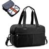 SEAFEW Borsone da Viaggio,Bagaglio a Mano 40x20x25 Ryanair Borsa da Viaggio Espandibile, Borsa da Cabina Ryanair 40x30x20 Borsa Sportiva Borsone da Palestra Borsa da Weekend per Donna e Uomo,J2-Nero