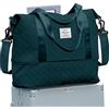 SEAFEW Borsone da Viaggio,Bagaglio a Mano 40x20x25 Ryanair Borsa da Viaggio Espandibile,Borsa da Cabina Ryanair 40x30x20 Borsa Sportiva Borsone da Palestra Borsa da Weekend,B8-Blu pavone
