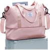 SEAFEW Borsone da Viaggio,Bagaglio a Mano 40x20x25 Ryanair Borsa da Viaggio Espandibile, Borsa da Cabina Ryanair 40x30x20 Borsa Sportiva Borsone da Palestra Borsa da Weekend per Donna e Uomo,A2-Rosa