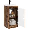 vidaXL Badkamermeubel met Wasbak Oud hout 42 x 40 x 84,5 cm