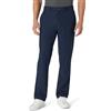 Amazon Essentials Pantaloni Elasticizzati Antipiega Uomo, Blu Marino, 33W / 34L