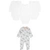 Huggies Little Hugs Set 4 Pezzi Huggies Babywear in Cotone Biologico (Tutine e Body)