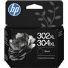 HP Cartuccia HP nero B7RT9AE 302 XL / 304 XL 300 Pagine Cartuccia di inchiostro nero originale HP 302XL/304XL