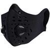 BEAHING Maschera respiratore, maschera per polvere di carbonio attivata inquinamento anti -polline allergeni Filtrati di gas di scarico del viso PM2.5 Per il ciclo in esecuzione Tenere caldo, nero, respirazi