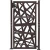 HIJNXG 105 x 175 cm, cancello da giardino in metallo, con serratura, in acciaio, per giardino, terrazza, esterno, cancello di ferro, cancello di sicurezza, cancello d'ingresso, recinzione da giardino