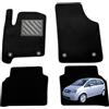 MTC Automotive Tappetini per Opel Meriva A 2003-2010 tappeti Auto su Misura, Antiscivolo,battitacco in Gomma Rinforzato, Bottoni di Ancoraggio