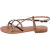 Les Tropéziennes par M. Belarbi Monagum, Scarpe Città Sandali Donna, Nero Multi, 37 EU