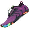 SAGUARO Scarpe da Scoglio Uomo Scarpette da Scoglio Donna Scarpe Mare Antiscivolo Scarpette Mare Scarpe Acqua Asciugatura Rapida Scarpe per Spiaggia Immersione Surf St.1 Porpora Gr.35 EU