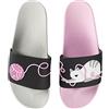 Dedoles Ciabatte Donna Uomo & Bambini Sandali per Spiaggia e Piscina con tanti Design Patatine Fiori Volpe Lama Nuvole Ketchup Regalo, Color: Gatto e gomitolo, 38 EU