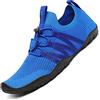 SAGUARO Scarpe da Scoglio Donna Uomo Scarpette da Mare Bagno Spiaggia Surf Yoga Water Shoes per Nuoto Piscina Spiaggia Canottaggio Vela Aqua Fiume Mare, Blu Cobalto, 42 EU