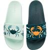 Dedoles Ciabatte Donna e Uomo Bambini Sandali Spiaggia Piscina Design | PVC sicuro, antiscivolo, suola sagomata, spiaggia piscina città, leggero, regalo, patatine fiori volpe lama, sandali estate