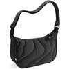 tomtoc 3,5L 9L Borsetta Tracolla Donna Piccola Sling Crossbody, Borsa Donna Puffer Trapuntata Nylon, Borsa Crescent Hobo Viaggio con Tracolla Regolabile e Tasche Interne Organizzate