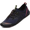 SAGUARO Scarpe da Scoglio Uomo Scarpette da Scoglio Donna Scarpe Mare Antiscivolo Scarpette Mare Scarpe Acqua Asciugatura Rapida Scarpe per Spiaggia Immersione Surf Blu Scuro Gr.37 EU