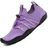 SAGUARO Scarpe da Scoglio Donna Uomo Scarpette da Mare Bagno Spiaggia Surf Yoga Water Shoes per Nuoto Piscina Spiaggia Canottaggio Vela Aqua Fiume Mare, Viola Iris, 40 EU